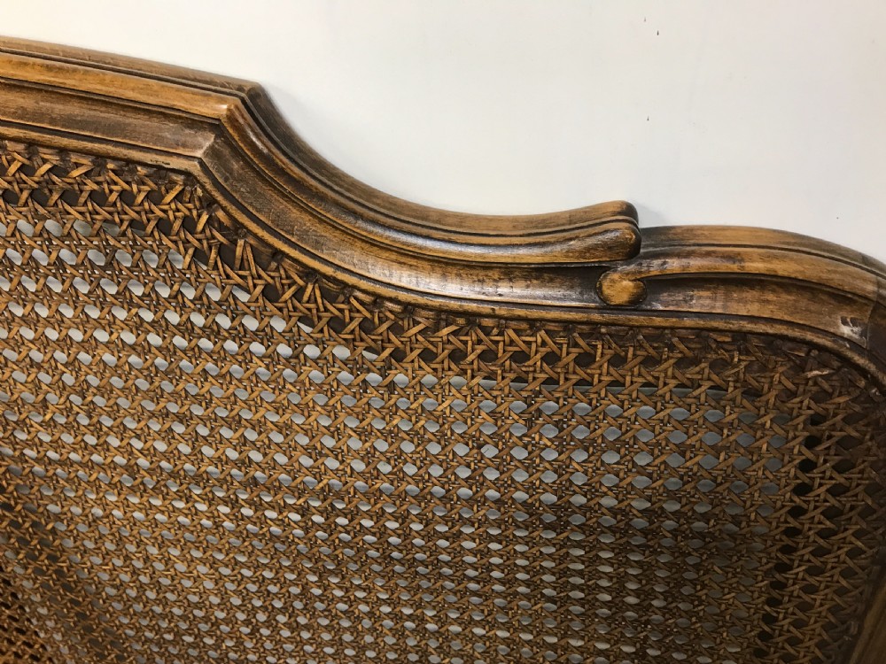 A Pair of French cane beds  View V