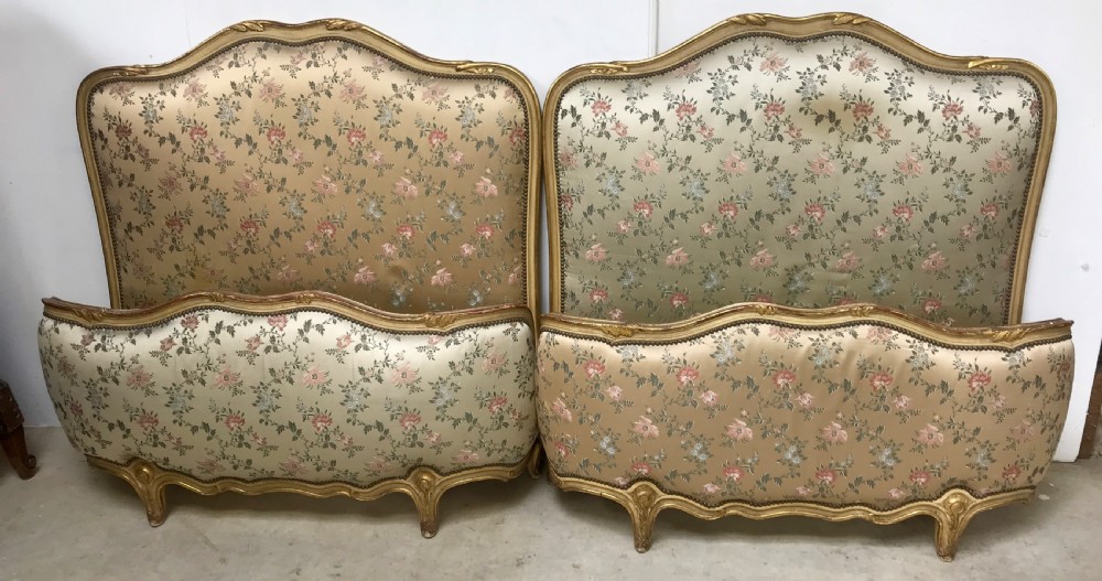Pair of large single beds 