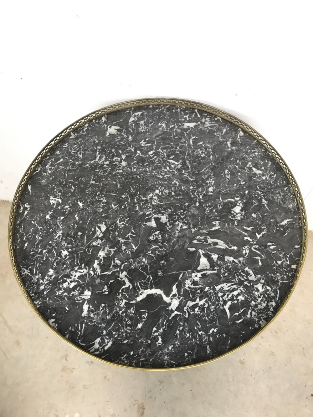 French Marble Top Table View V