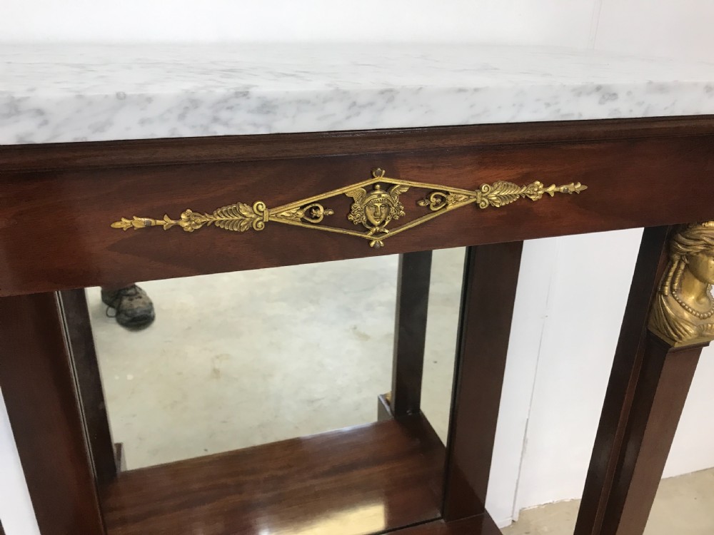 A Pair of empire console tables View VI