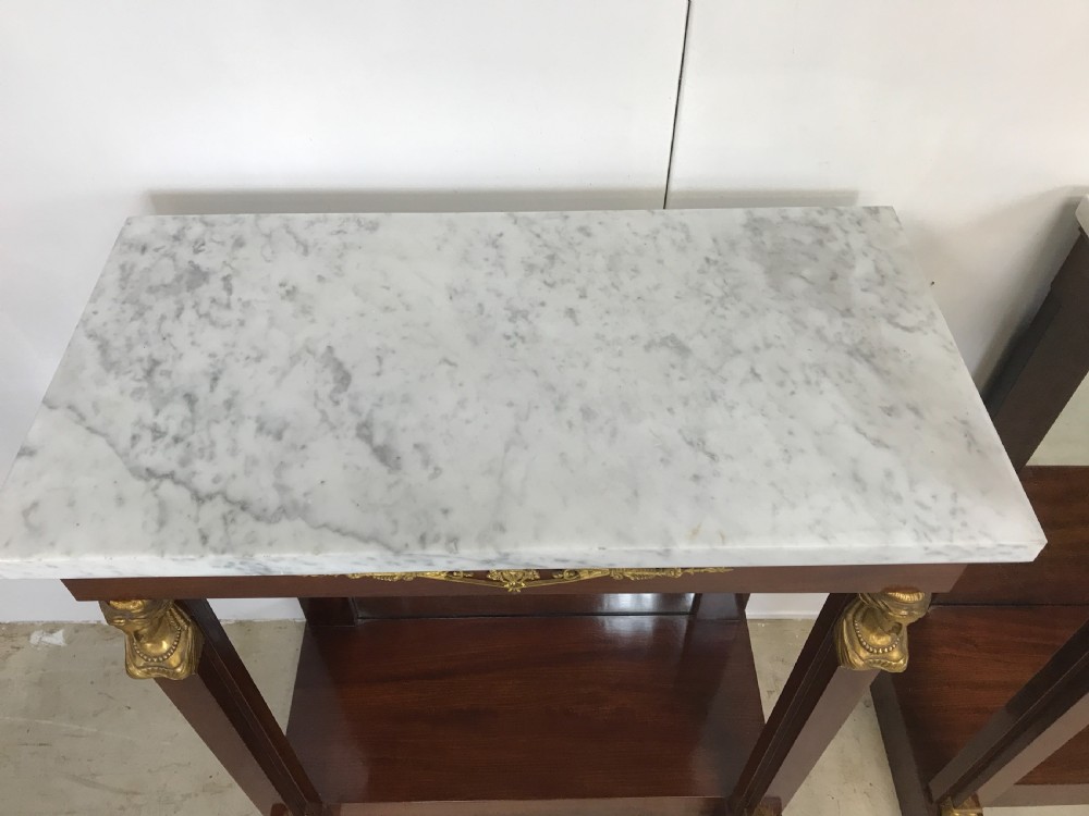 A Pair of empire console tables View VII