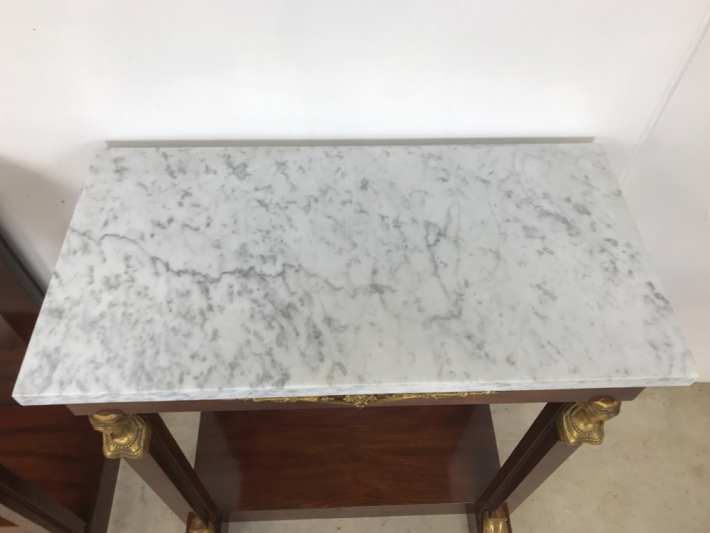 A Pair of empire console tables View VIII