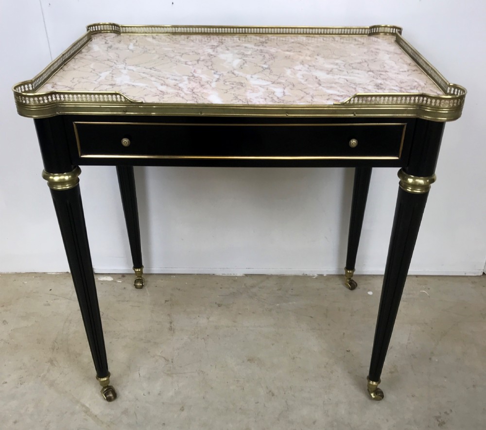 Empire style marble top table 