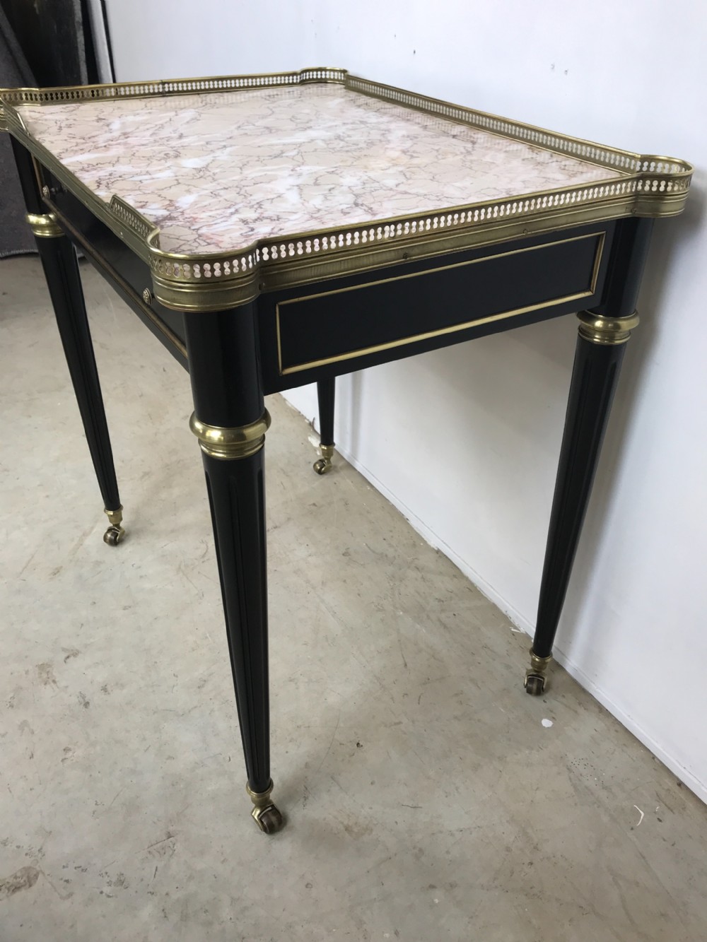 Empire style marble top table  View II
