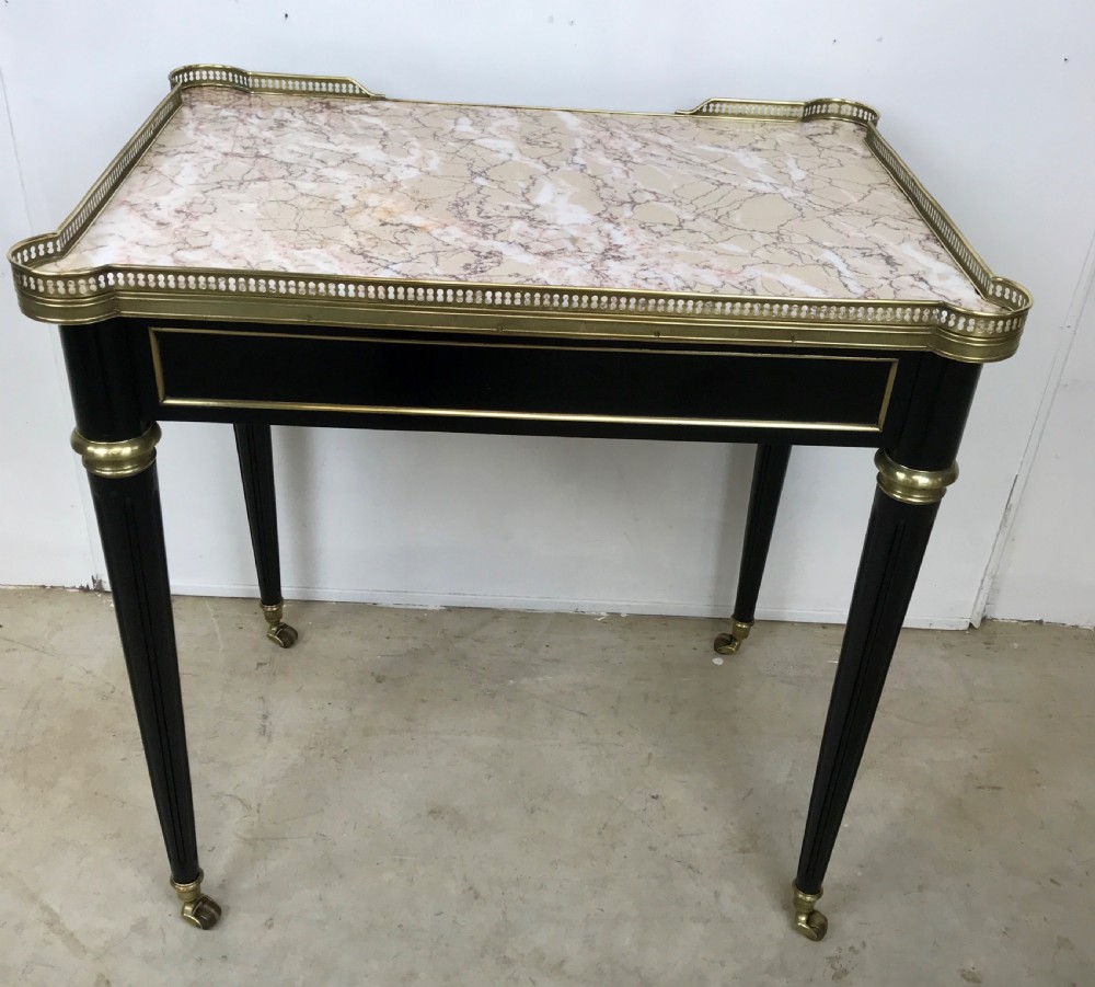 Empire style marble top table  View IV