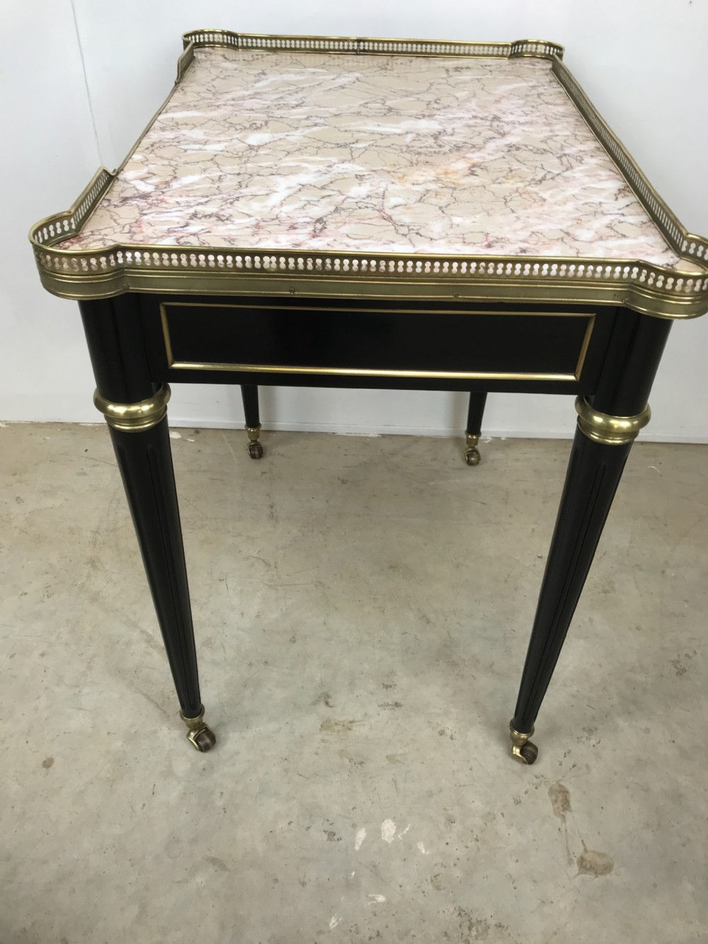 Empire style marble top table  View V