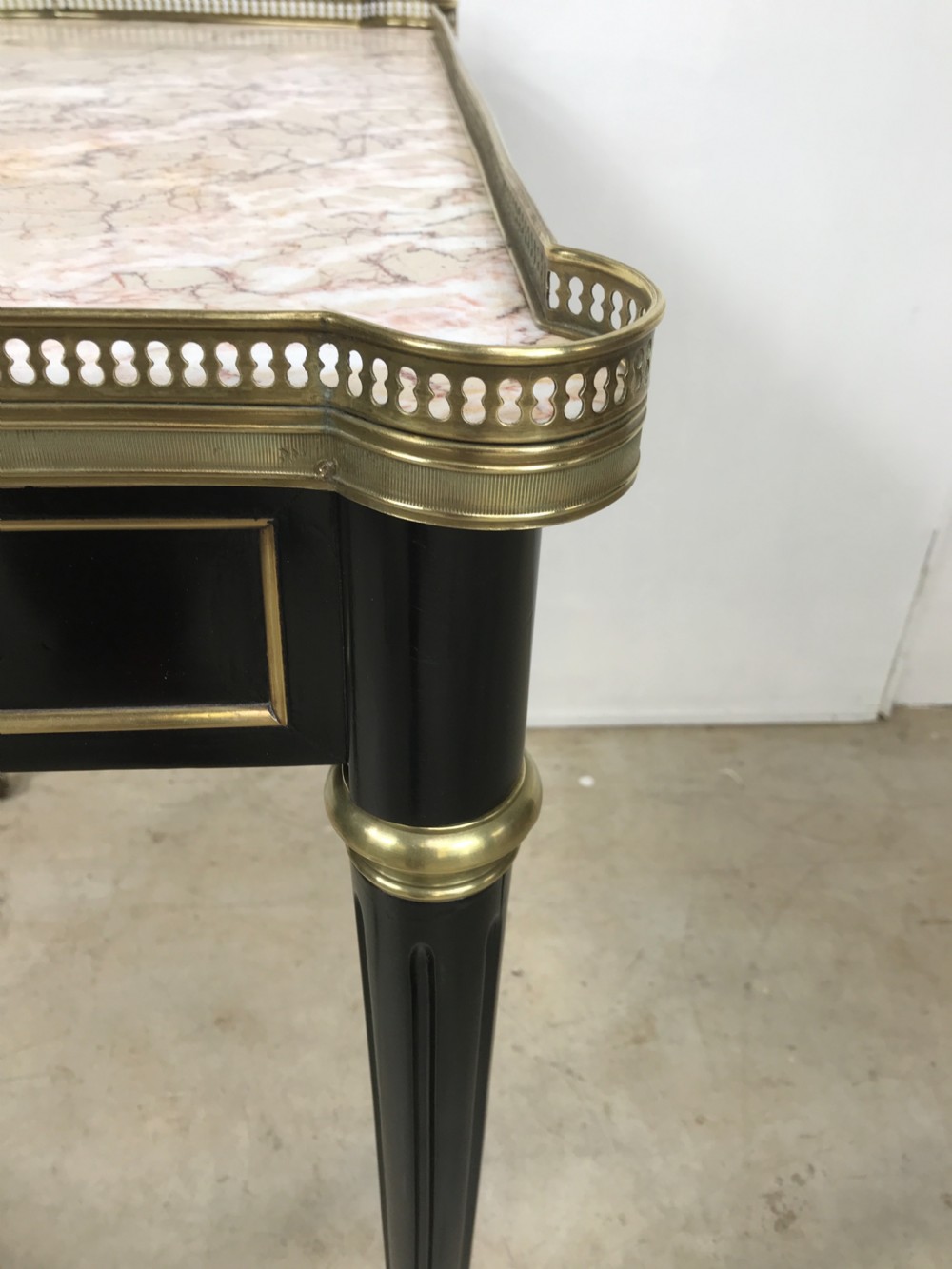 Empire style marble top table  View VI