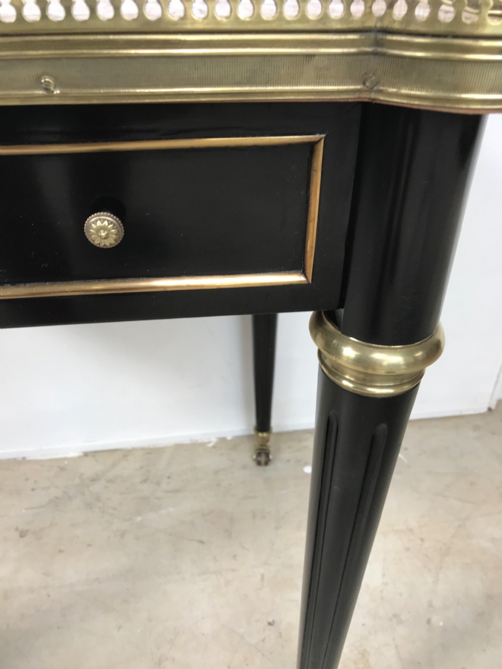 Empire style marble top table  View IX