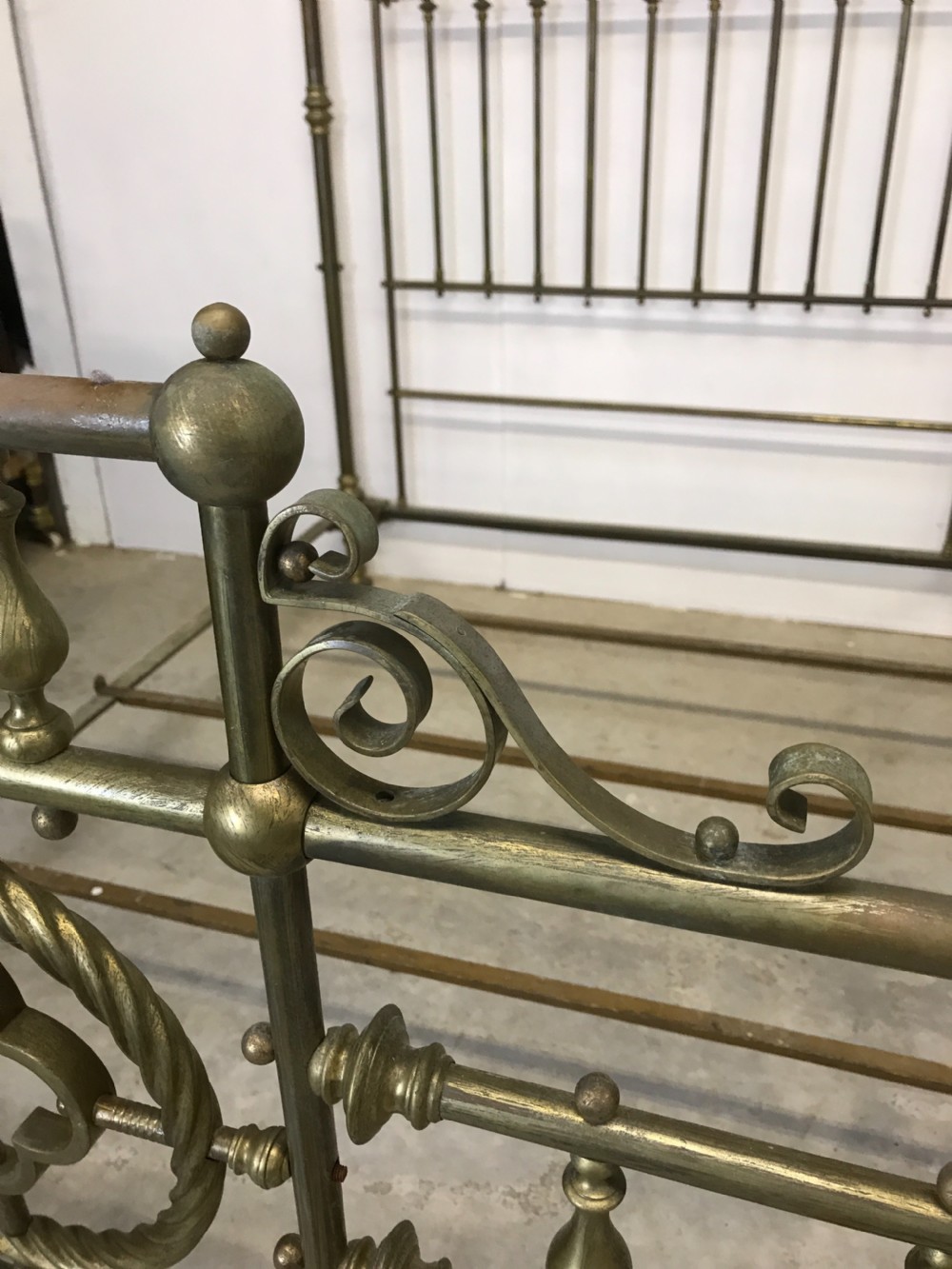 king size brass bed  View III