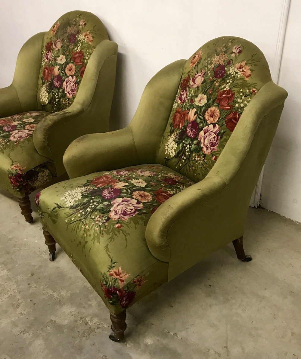 Pair of armchairs in howards  style  View II