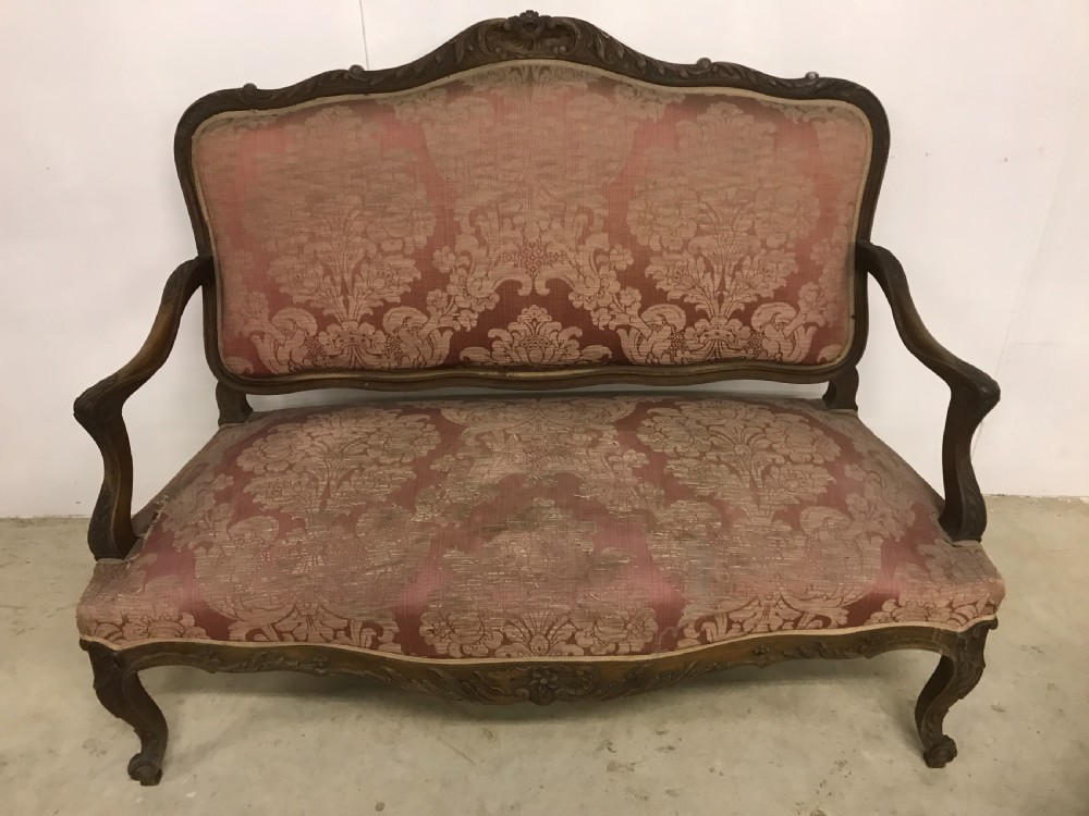 French walnut sofa 