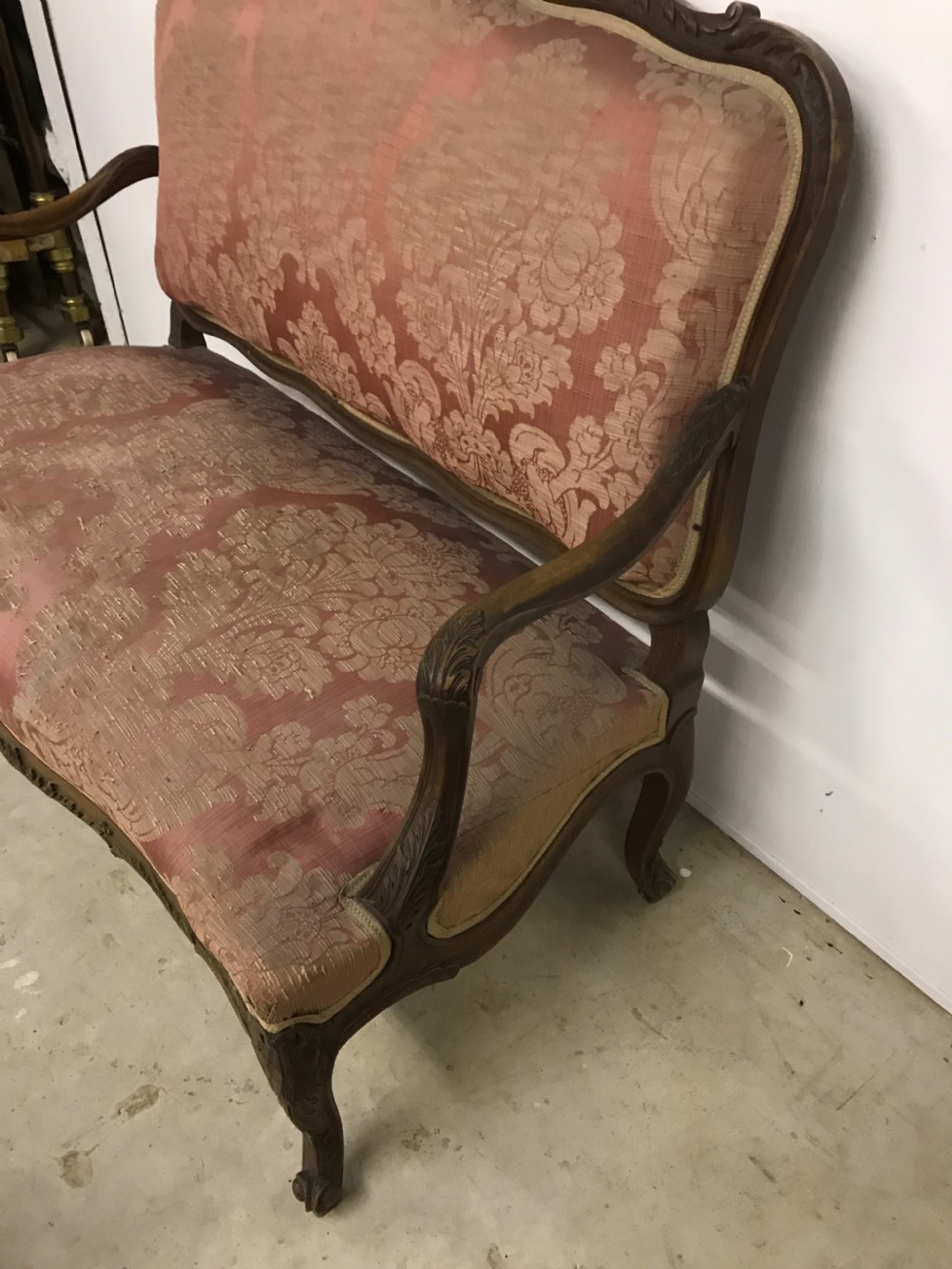French walnut sofa  View III