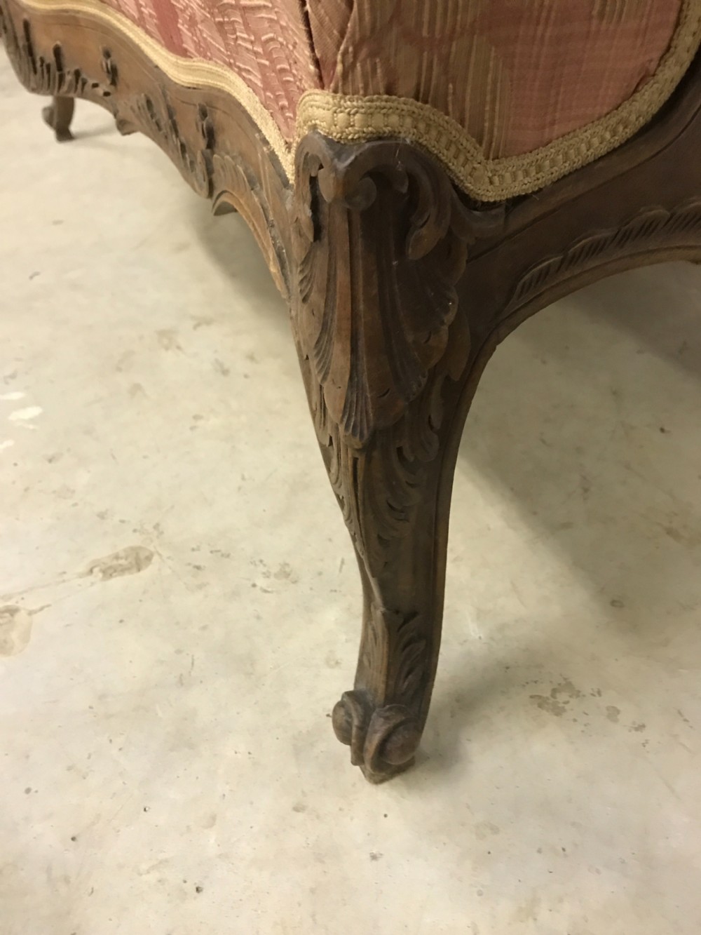 French walnut sofa  View V