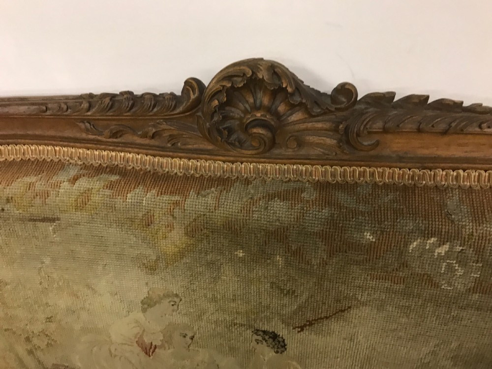 French tapestry sofa View II