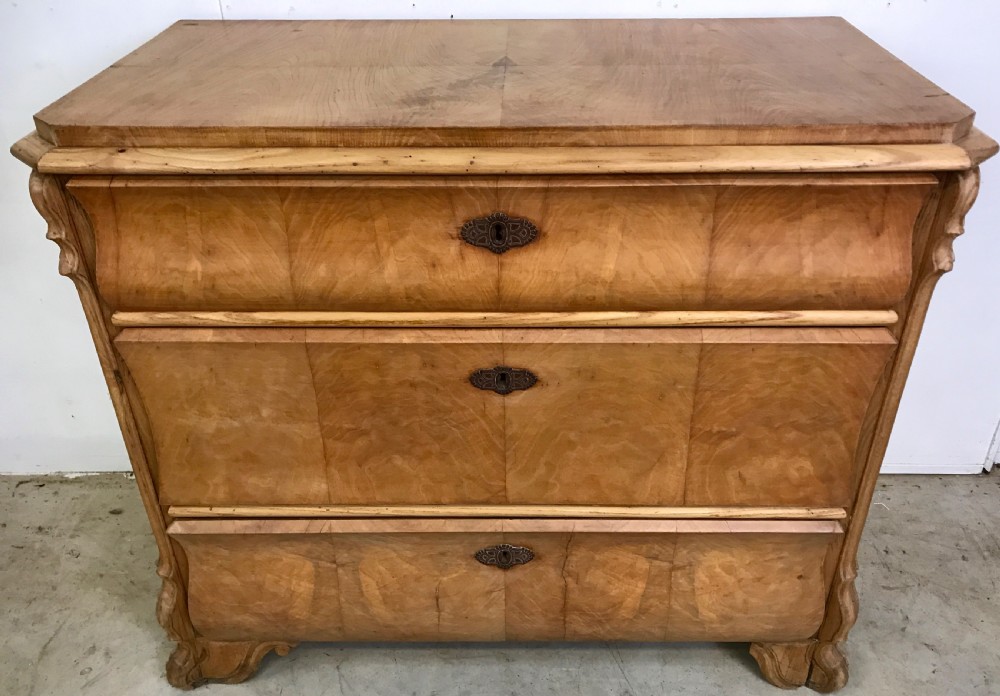 Satin Birch Chest of  Drawers 