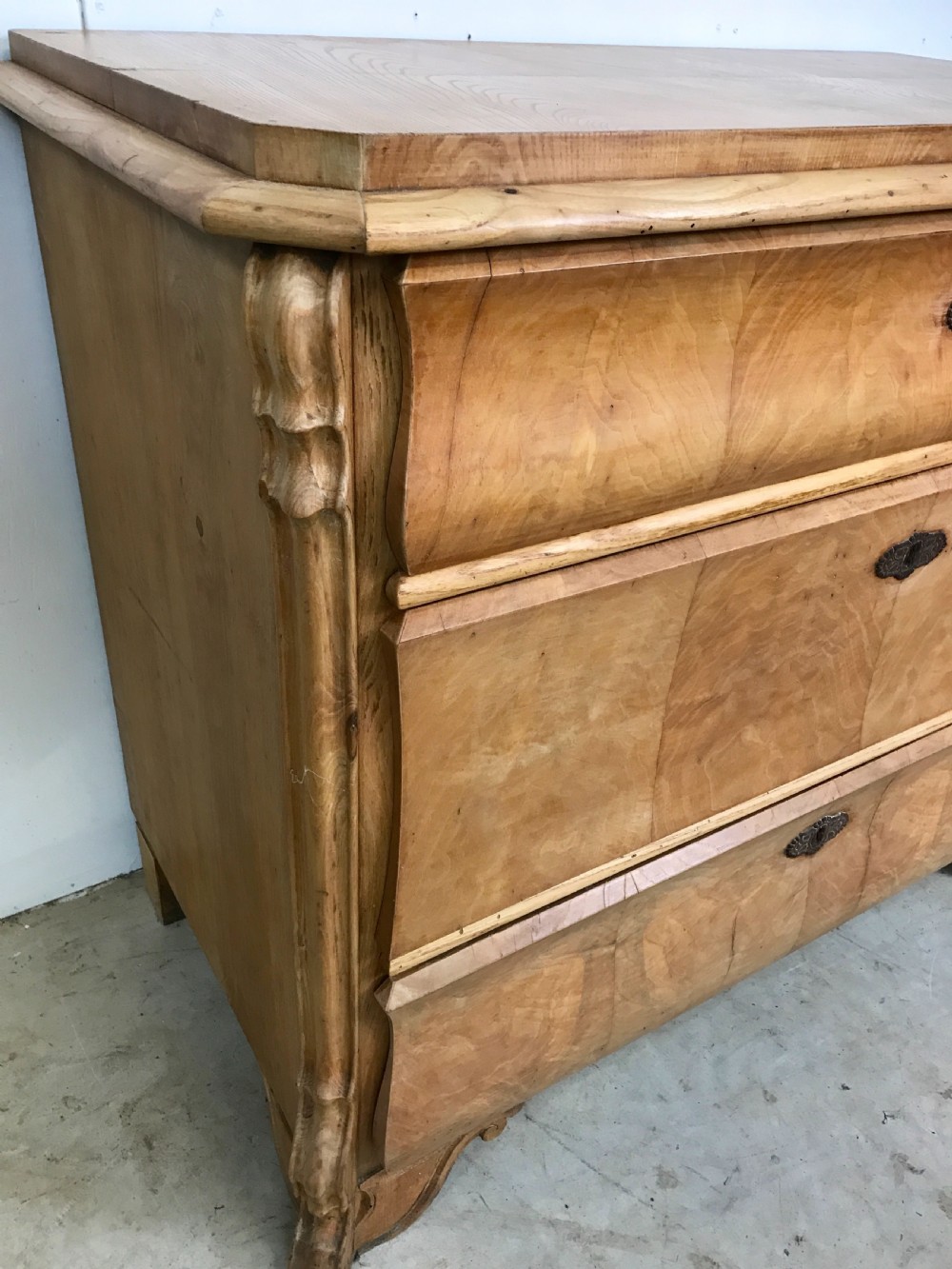 Satin Birch Chest of  Drawers  View II