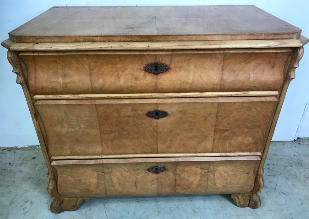 Satin Birch Chest of  Drawers  View IV