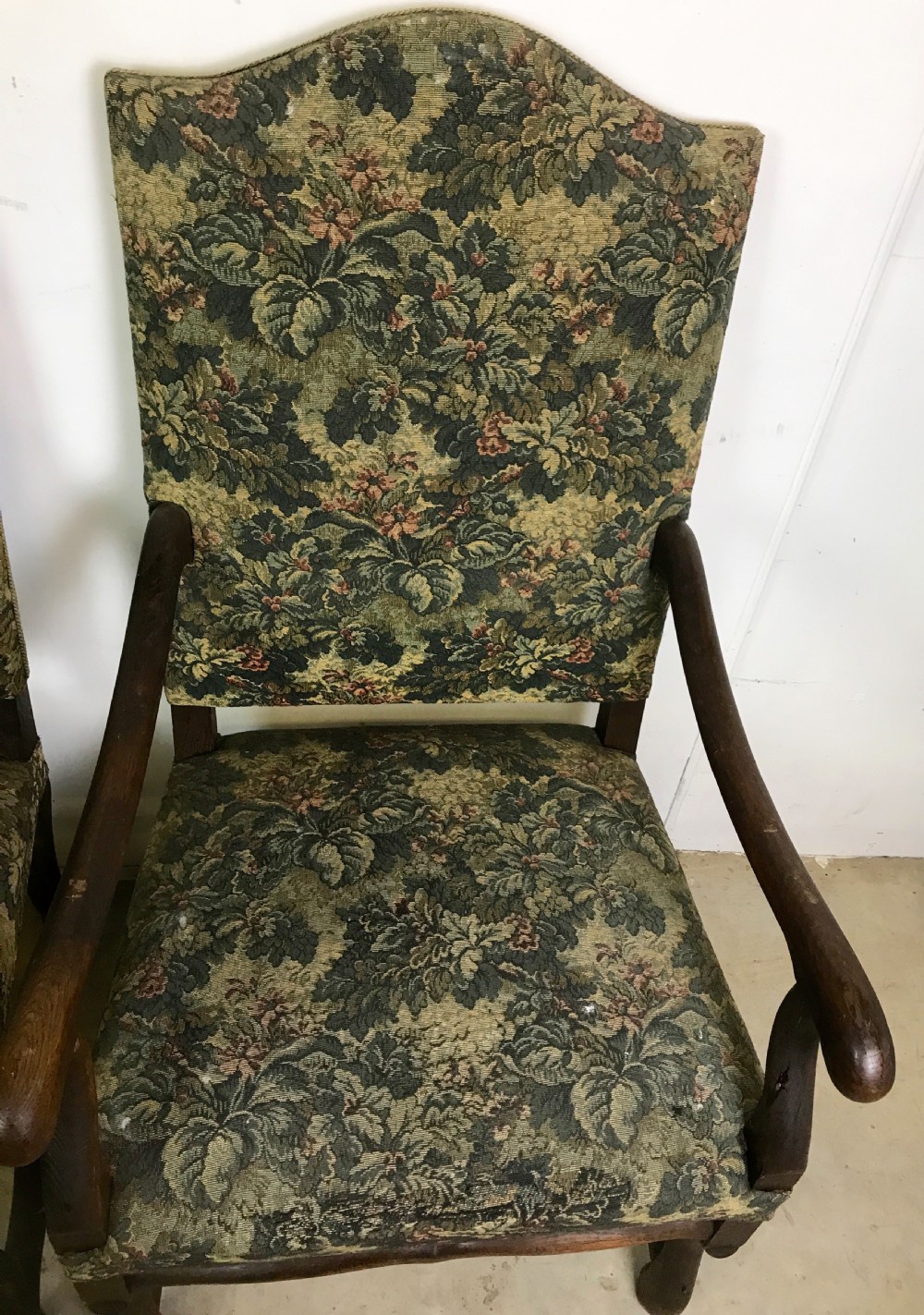 Pair of Leg of Mutton Armchairs View II