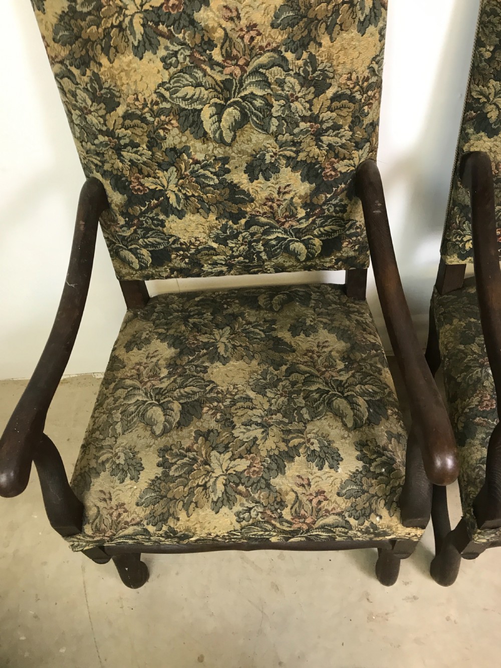 Pair of Leg of Mutton Armchairs View IV