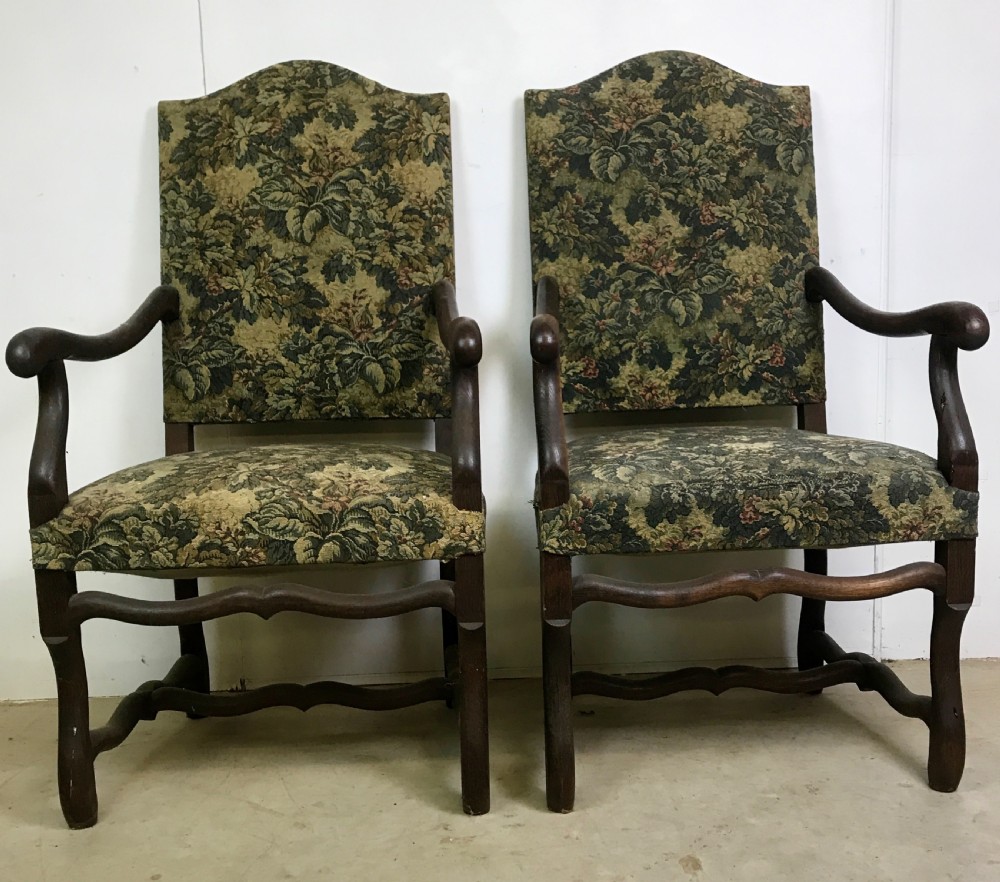 Pair of Leg of Mutton Armchairs View V