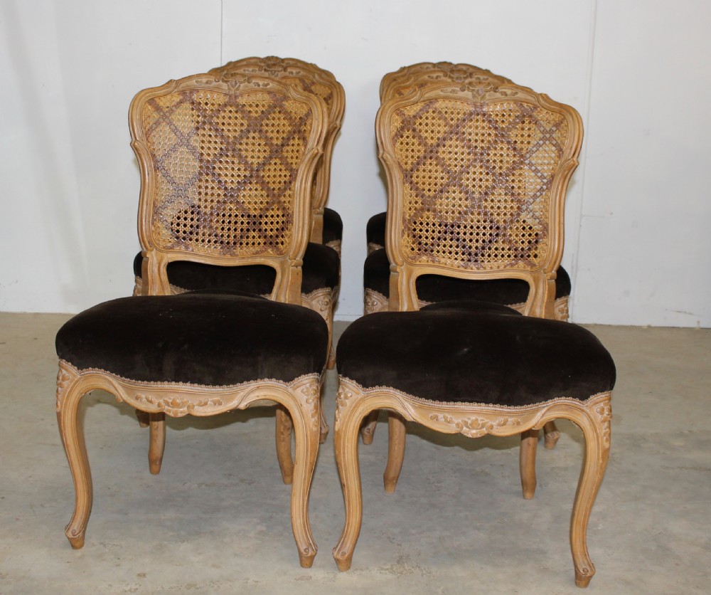 Set of 6 French Dining Chairs 