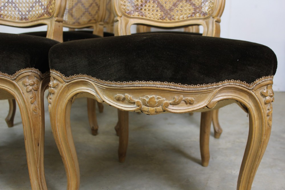 Set of 6 French Dining Chairs  View IV