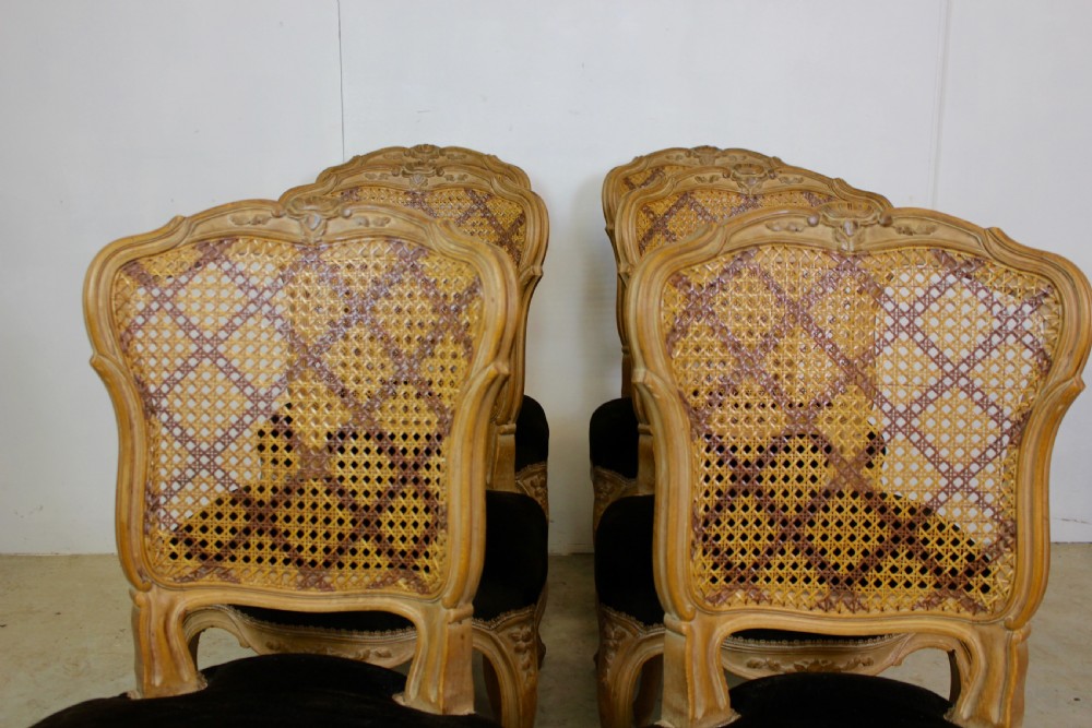 Set of 6 French Dining Chairs  View V
