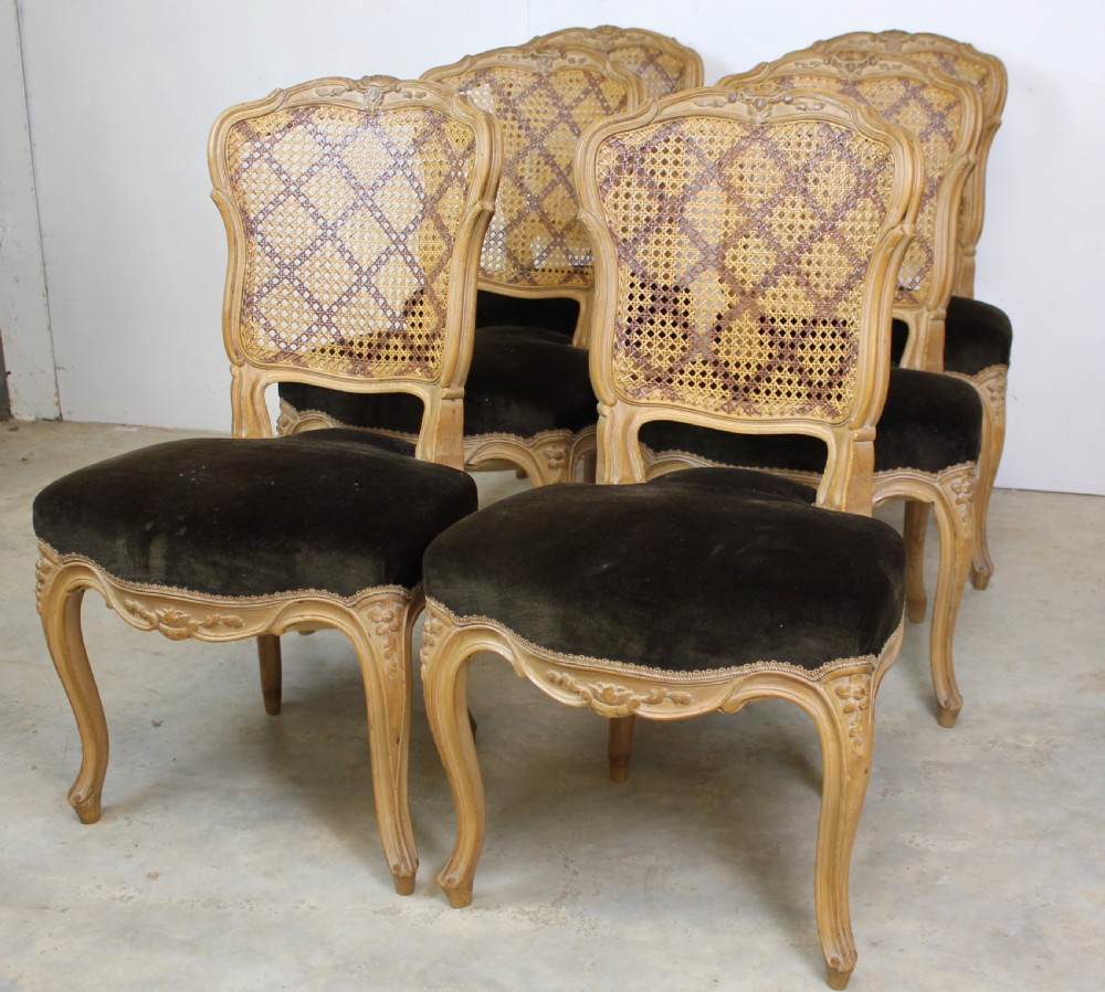 Set of 6 French Dining Chairs  View VII
