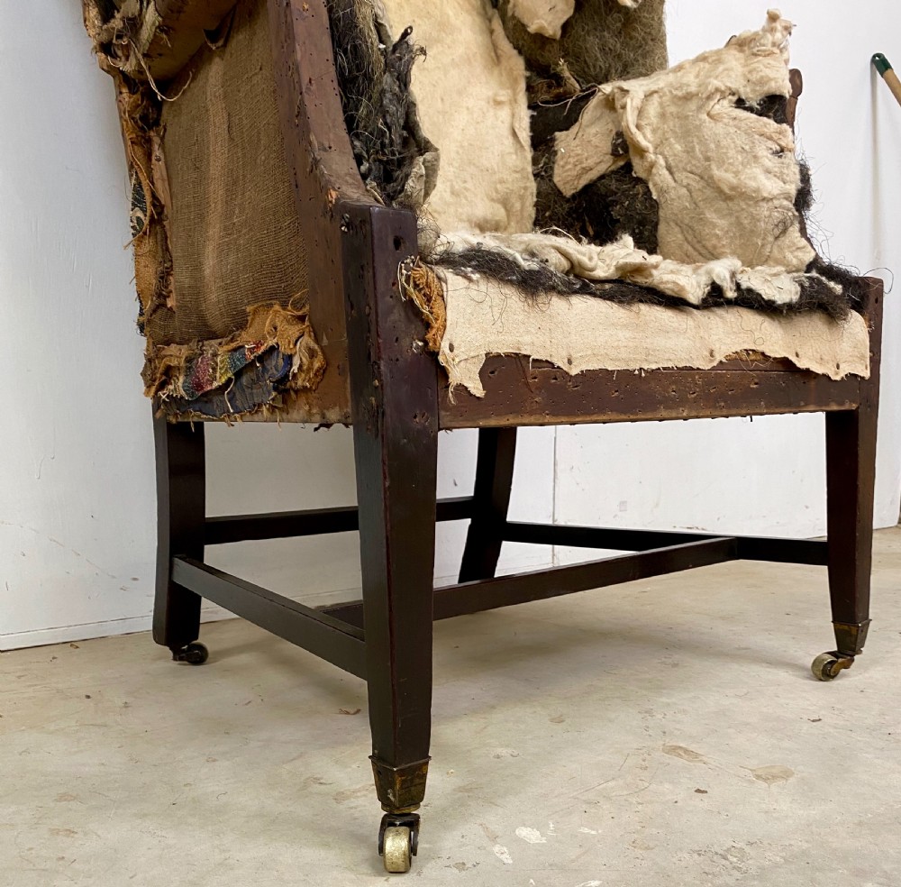 English Wing Back Chair View IV