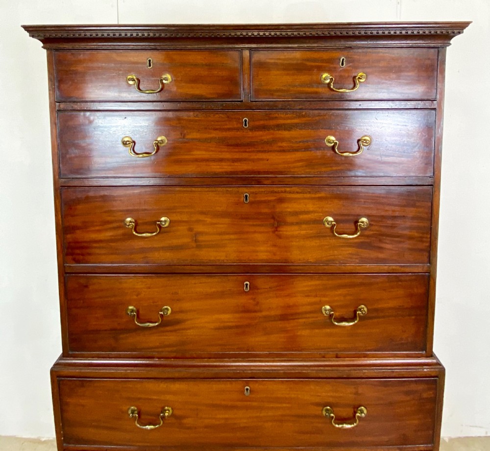 Georgian Mahogany Tall Boy View III