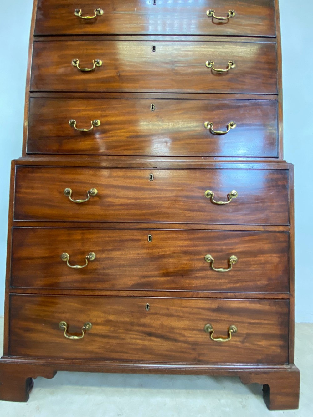 Georgian Mahogany Tall Boy View VI