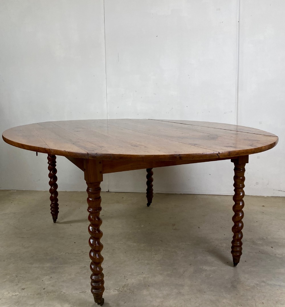 Rare Fruit Wood Dining Table View IX