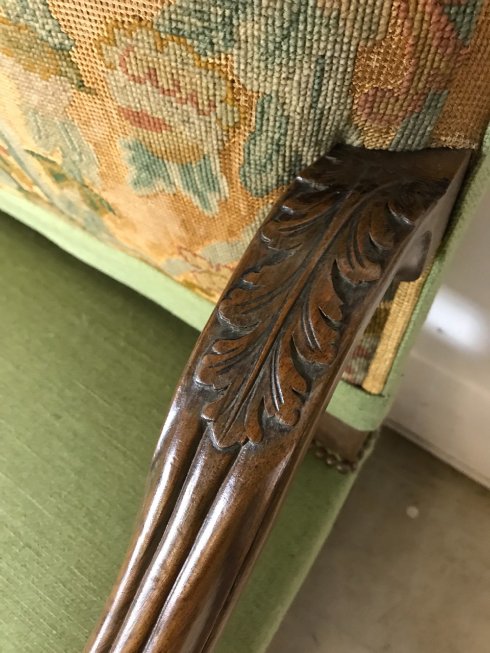 French Walnut sofa  View IV