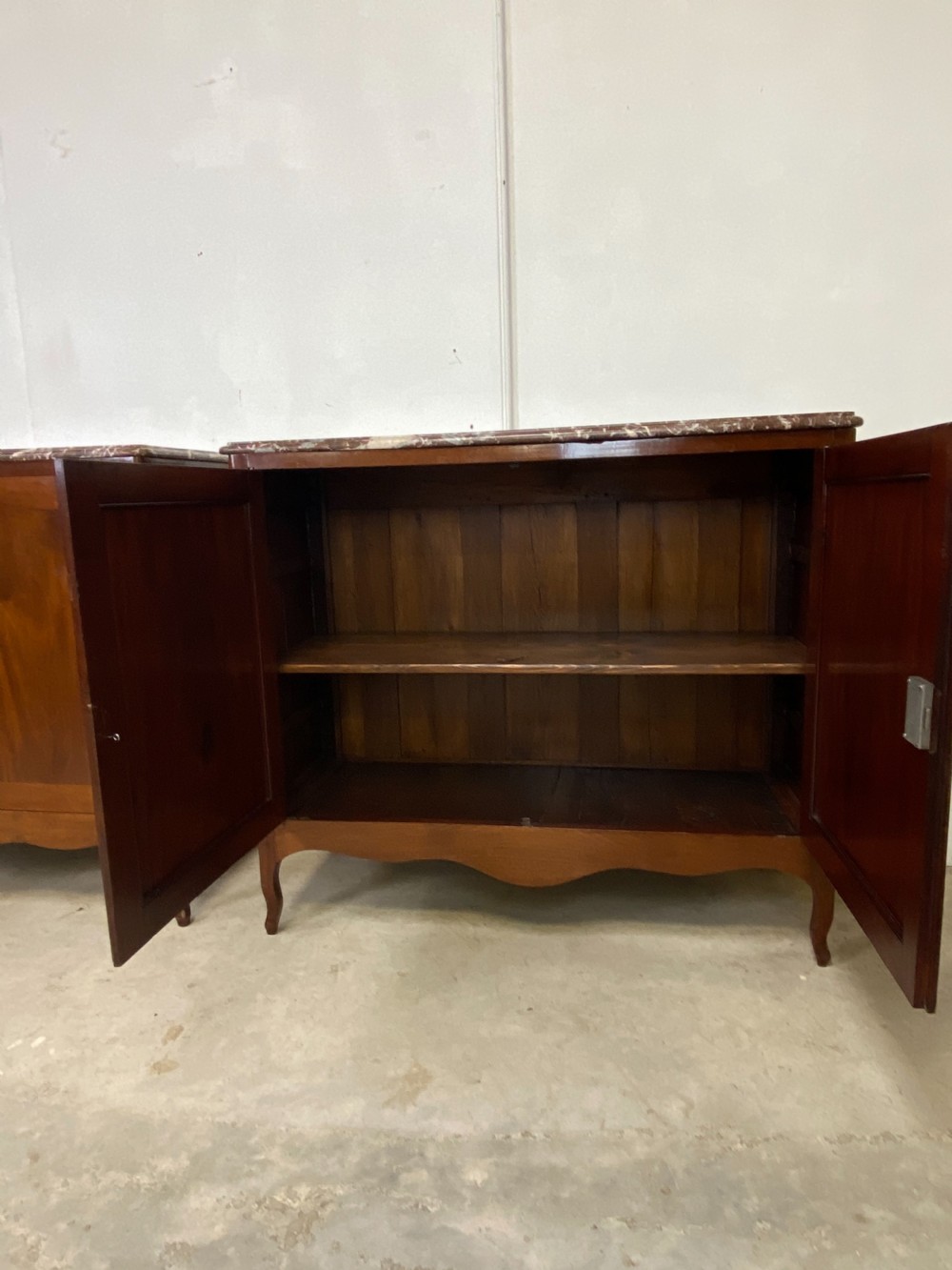 Pair of french antique  Buffets in stunning mahogany View IV