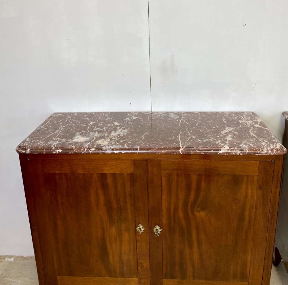 Pair of french antique  Buffets in stunning mahogany View VI