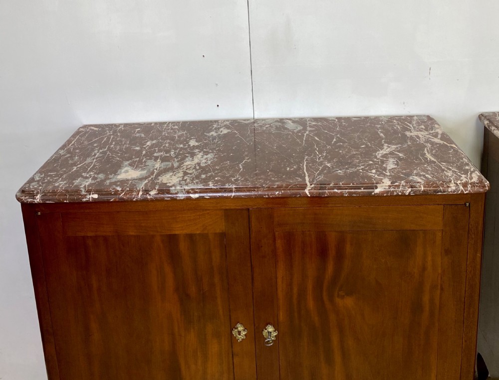 Pair of french antique  Buffets in stunning mahogany View VII