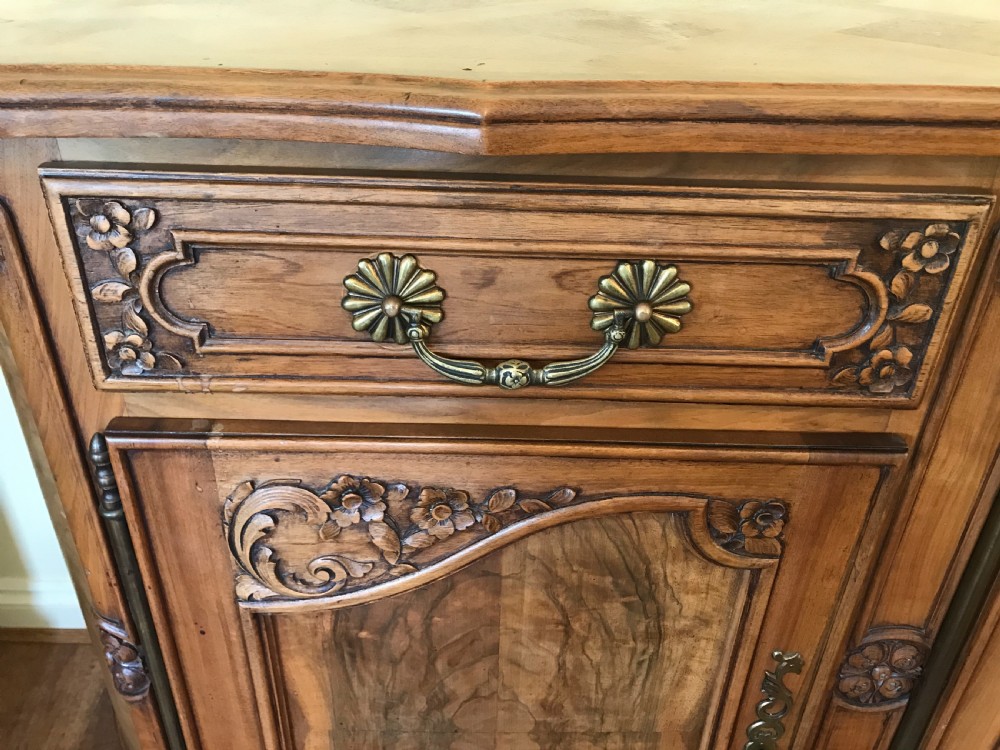 Large French walnut sideboard View X