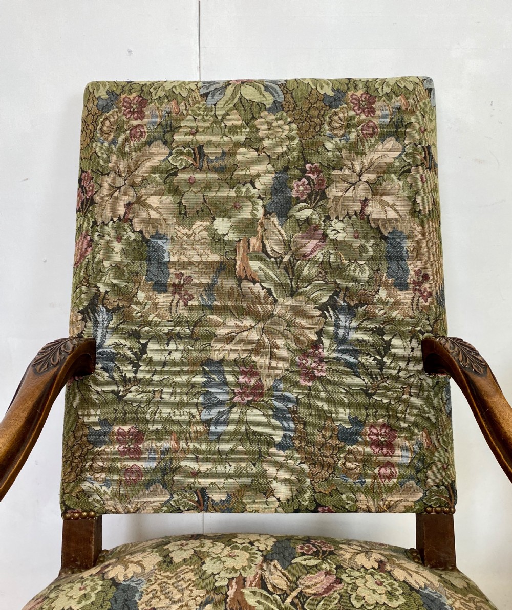 Pair of French Walnut Armchairs View VI