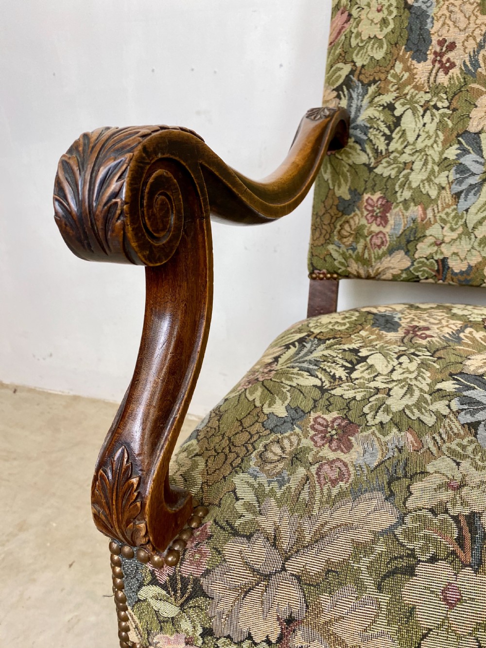 Pair of French Walnut Armchairs View VII