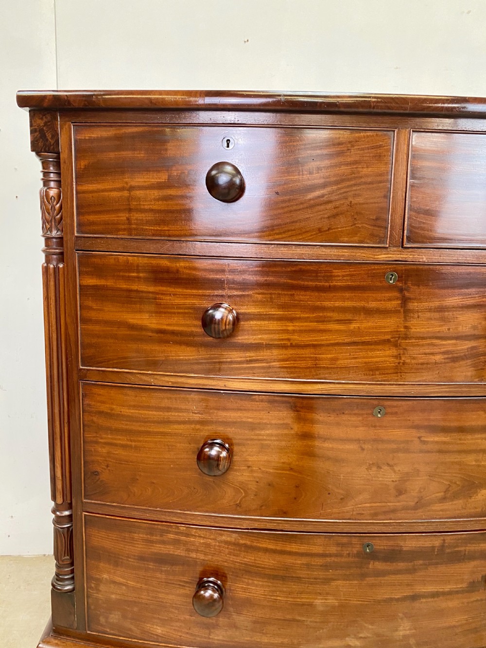 Mahogany Willlian IV Chest of Drawers  View X