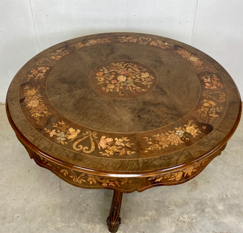Antique Inlaid Centre Table