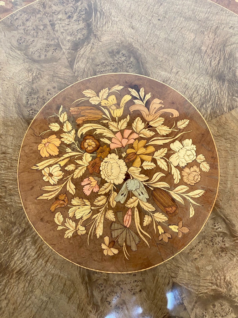 Antique Inlaid Centre Table View VII