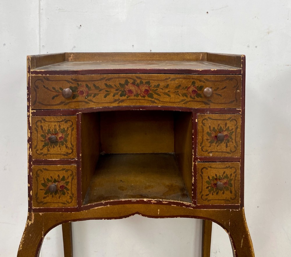 Pair of Original Painted Nightstands View III