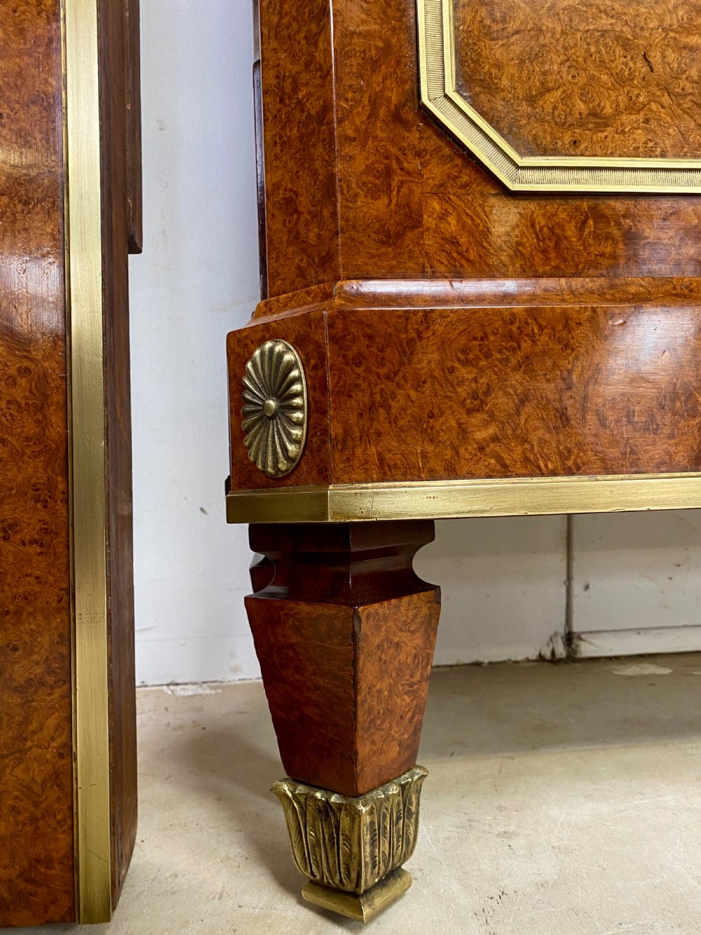Walnut and Ormolu Bed View VI