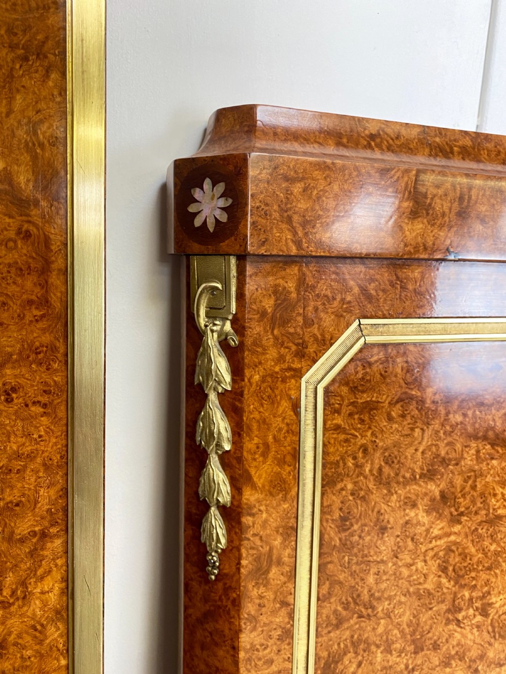 Walnut and Ormolu Bed View VII