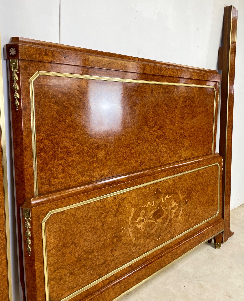 Walnut and Ormolu Bed View VIII