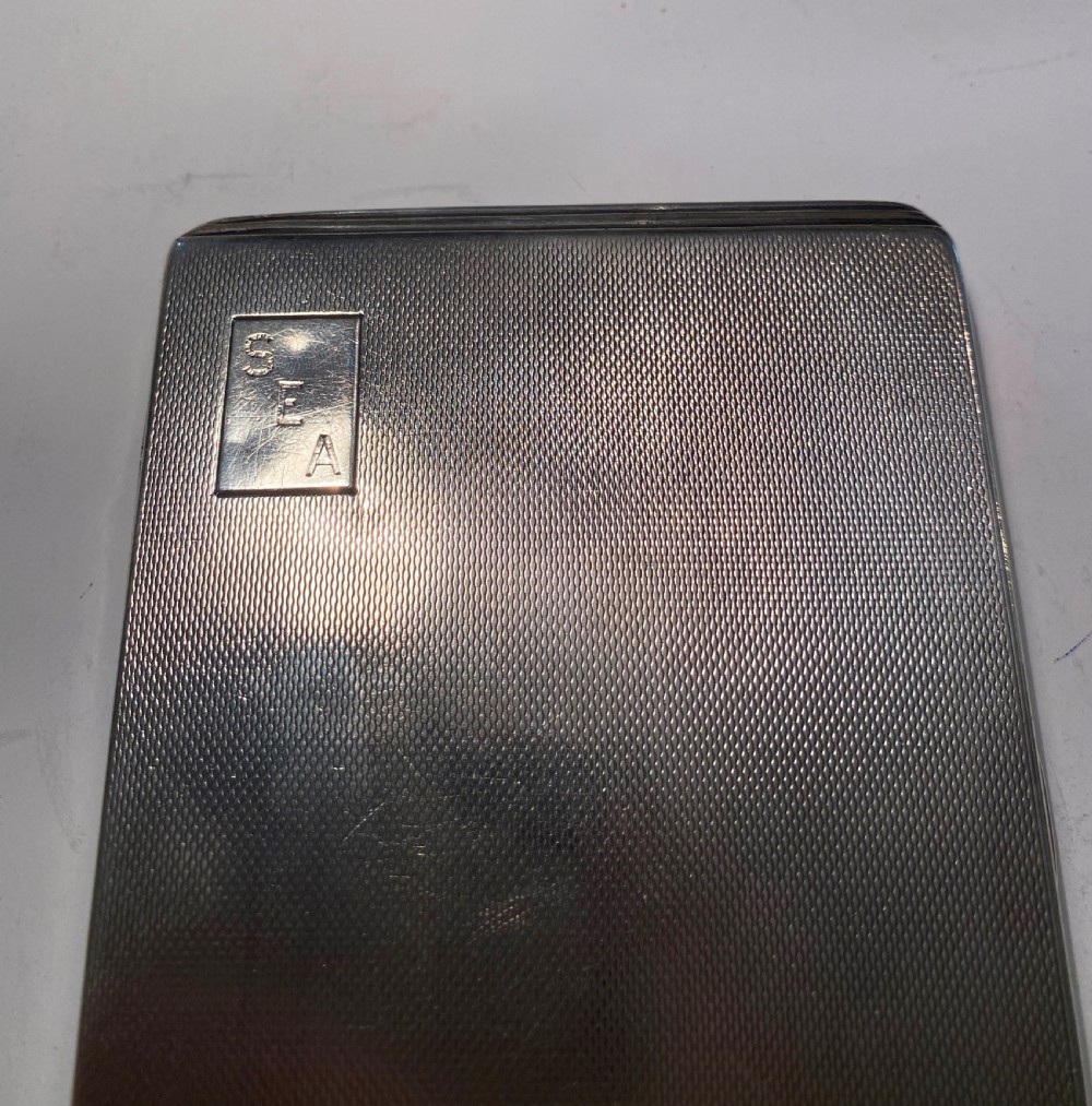 Sterling Silver Cigarette Case View II