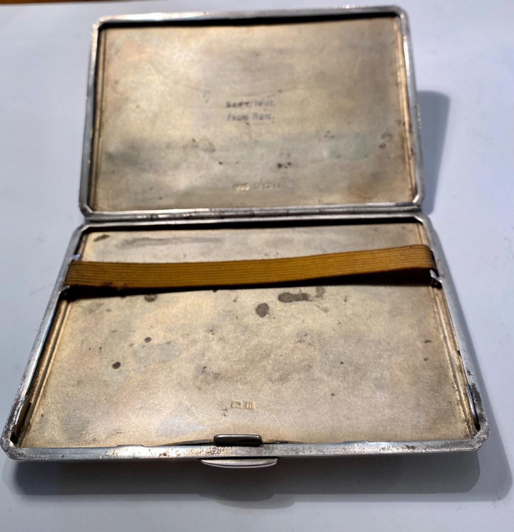 Sterling Silver Cigarette Case View XI
