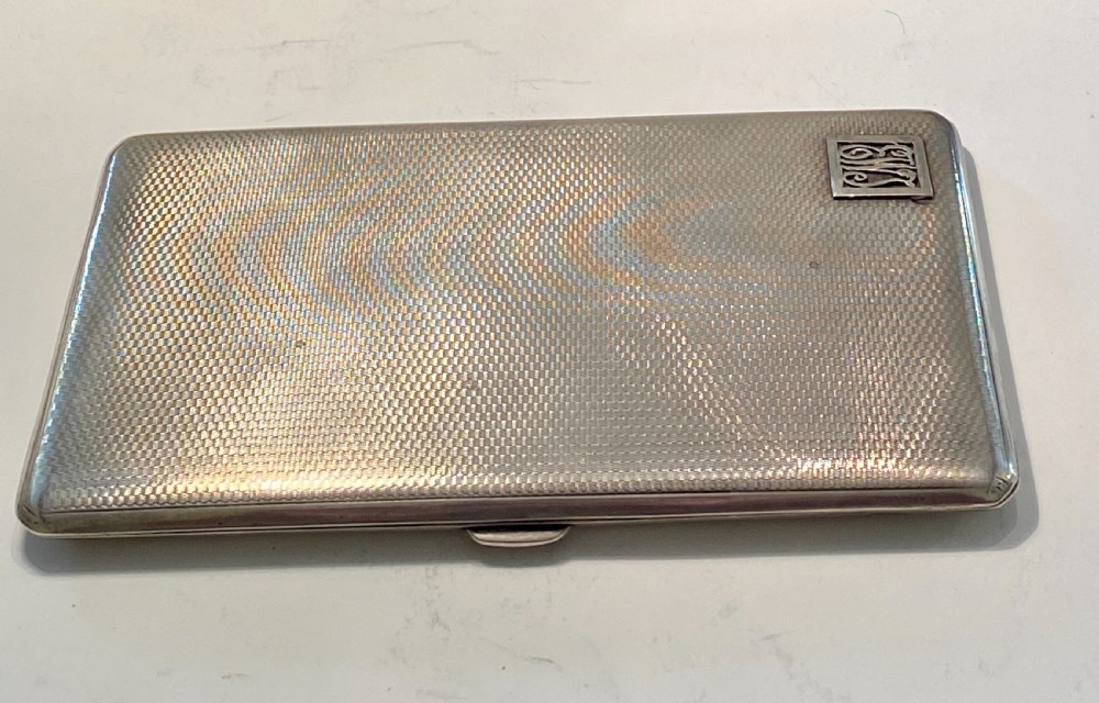 Sterling Silver Cigarette Case View V
