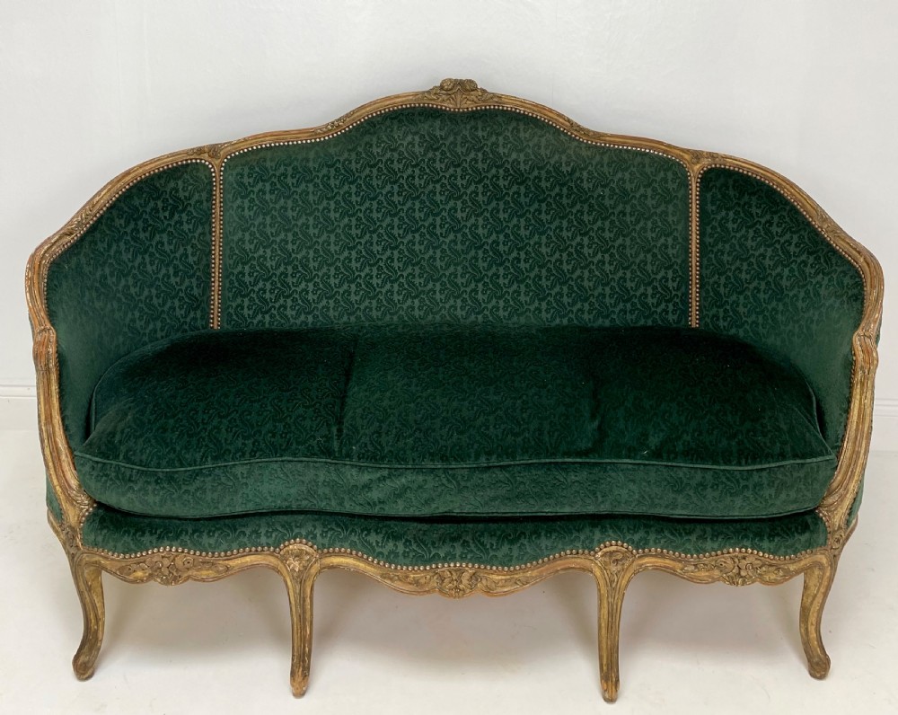 19th Century French Sofa with Original Paint